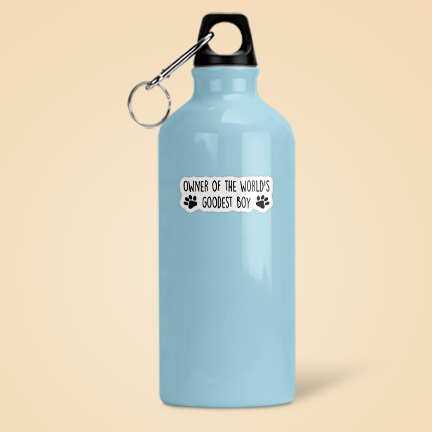 Owner Of The World's Goodest Boy Funny Dog Vinyl Sticker