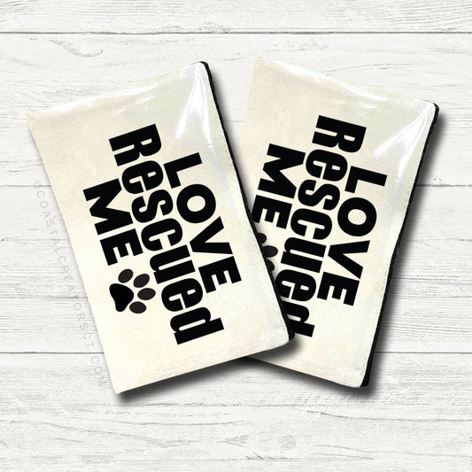 Love Rescue Me Multi-Use Canvas Zipper Bag