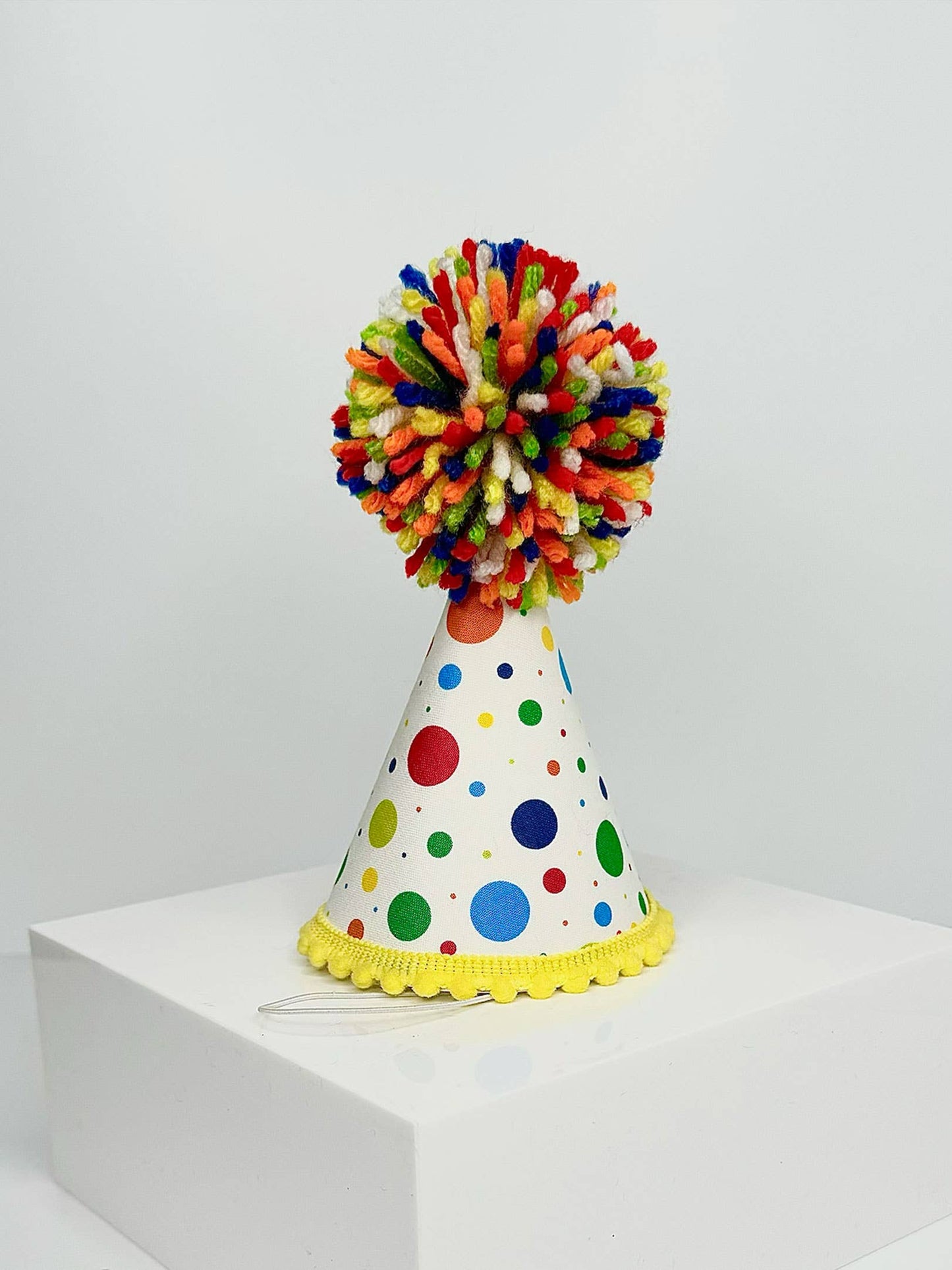 White Dots Party Hat