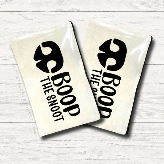 Dog Boop the Snoot Multi-Use Canvas Zipper Pouch Bag