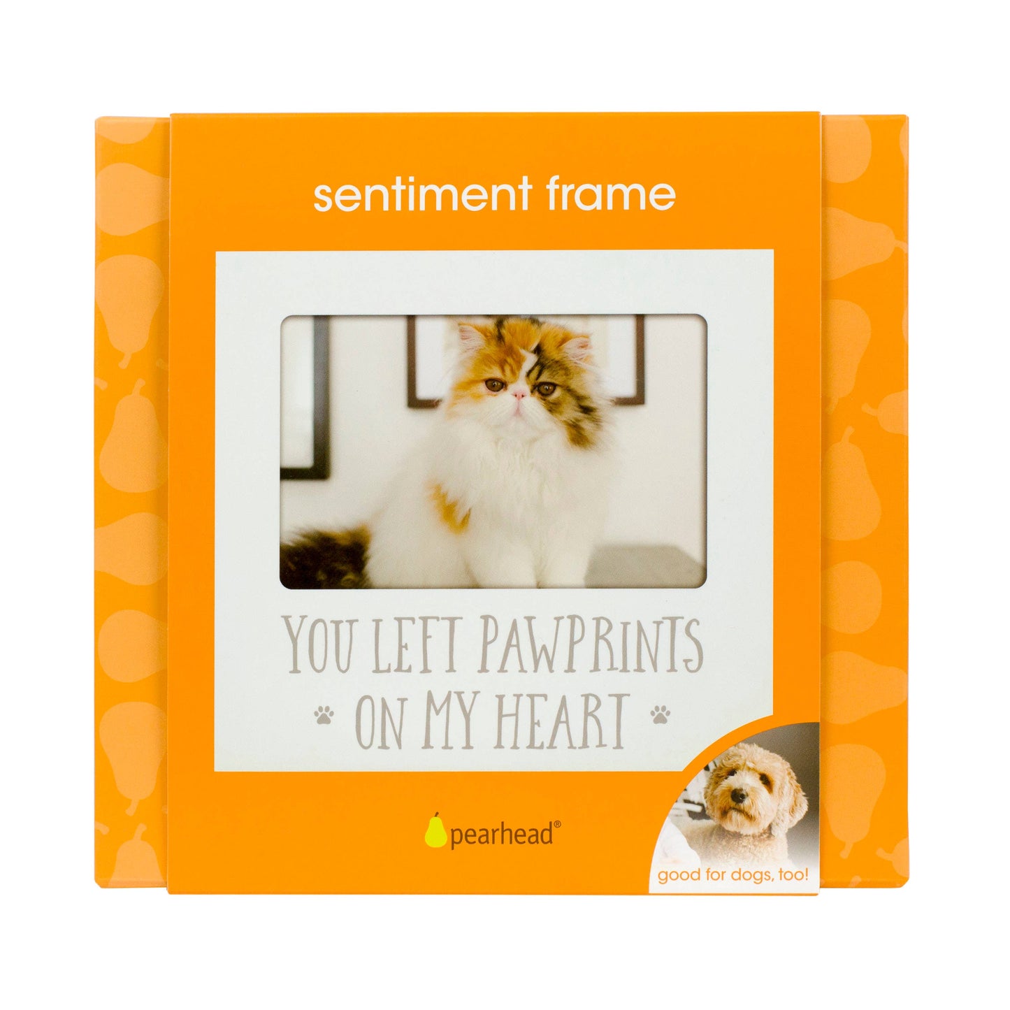 You Left Pawprints On My Heart Sentiment Frame