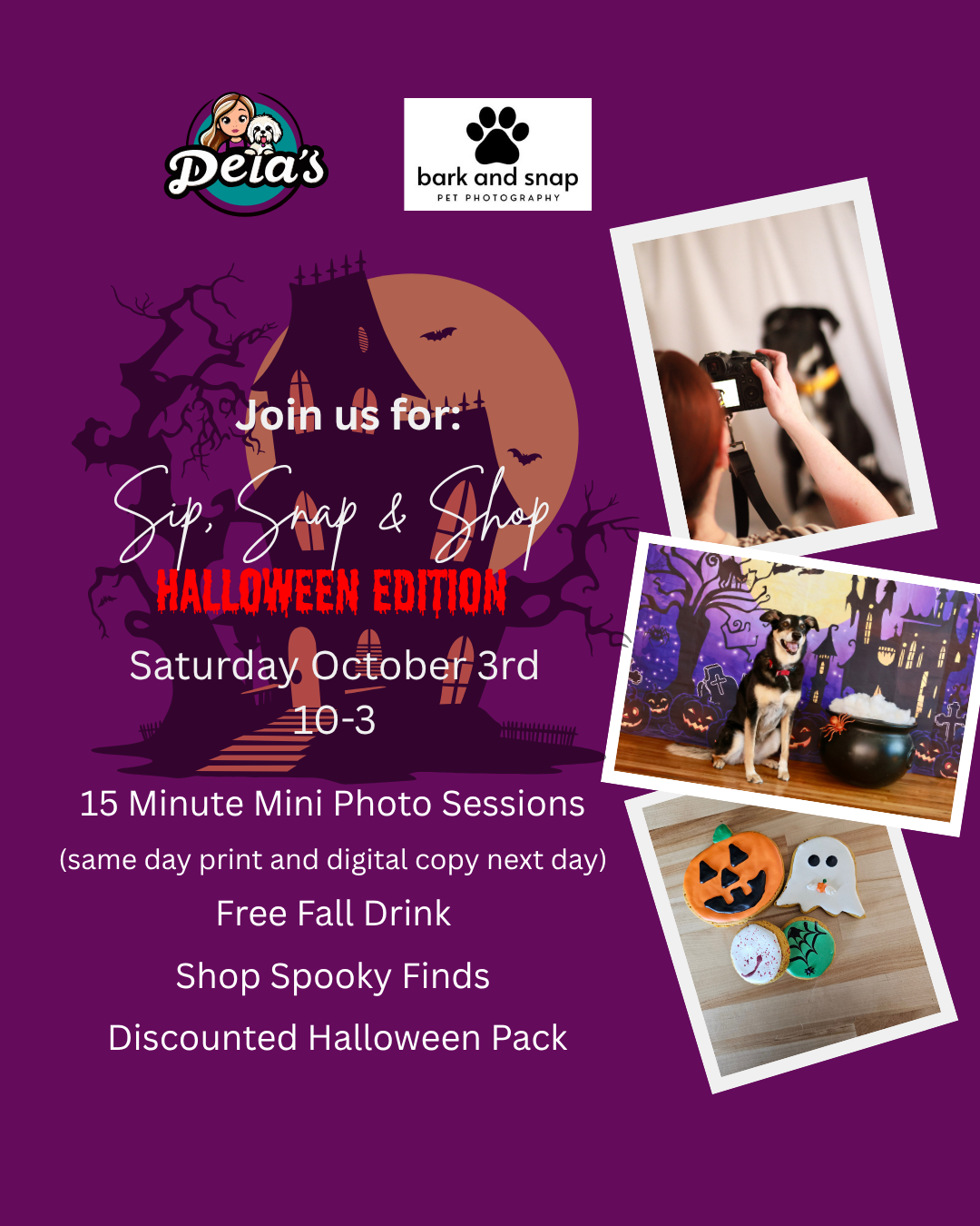Sip, Snap & Shop: Halloween Edition