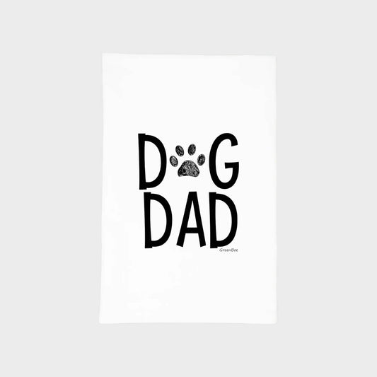 Dog Dad Dish Towel | Tea Towels | Rustic Kitchen Tea Towels