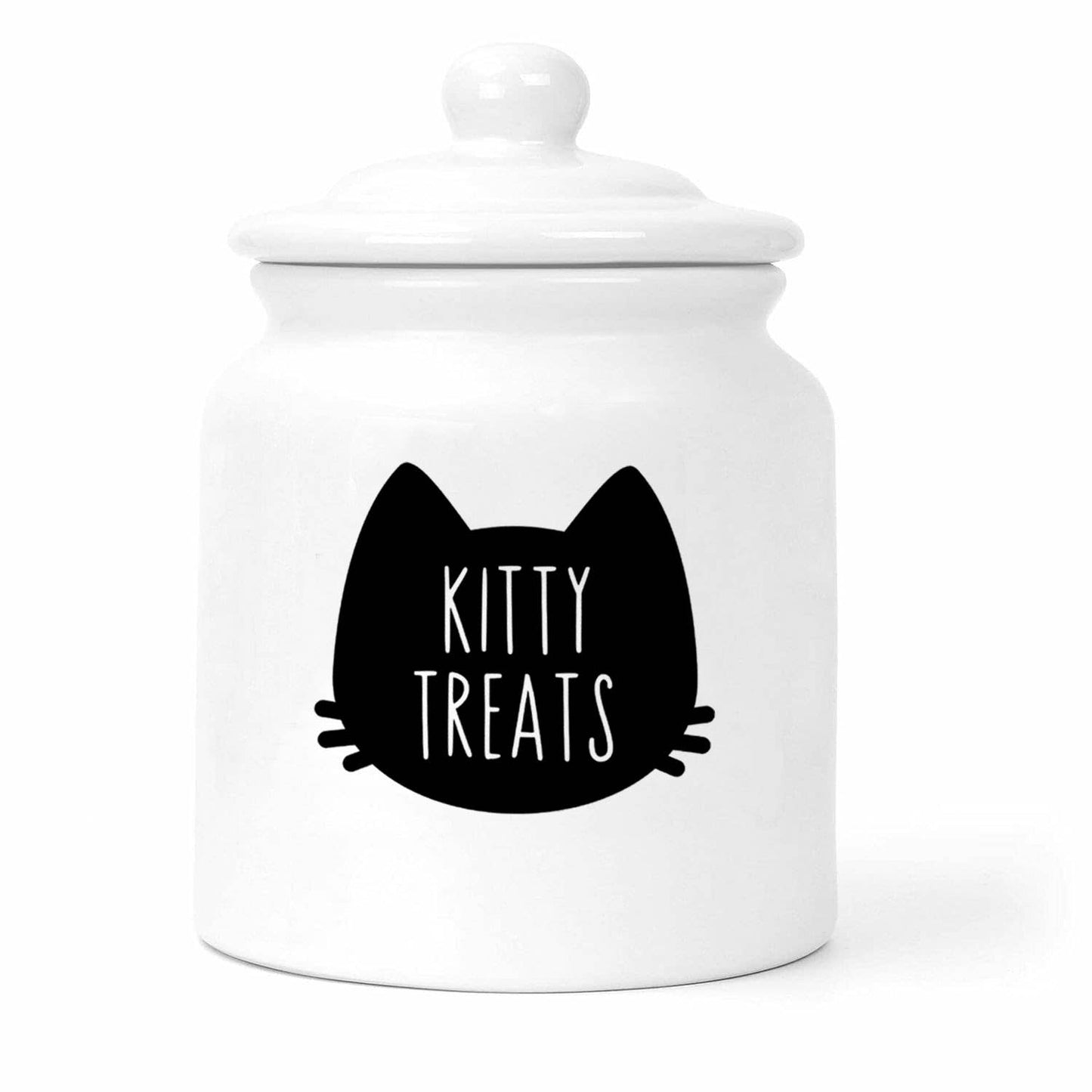 Kitty Cat Treats Jar Label (Black, Packaged, Video)