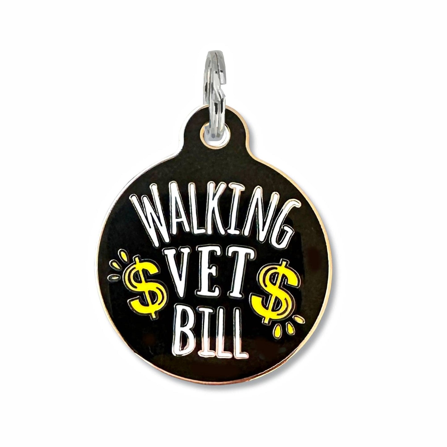Dog ID Tag w/ Scannable QR Code - Walking Vet Bill