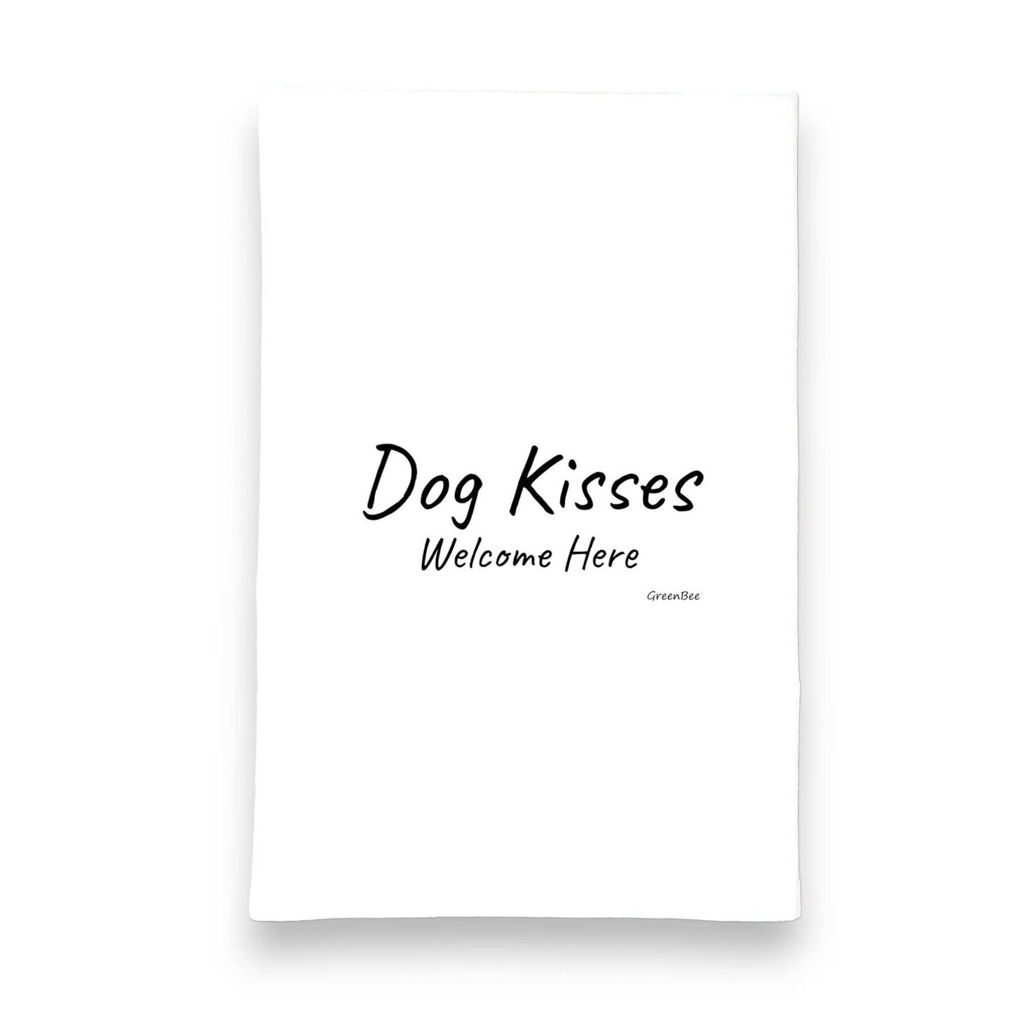 Dog Kisses Tea Towel