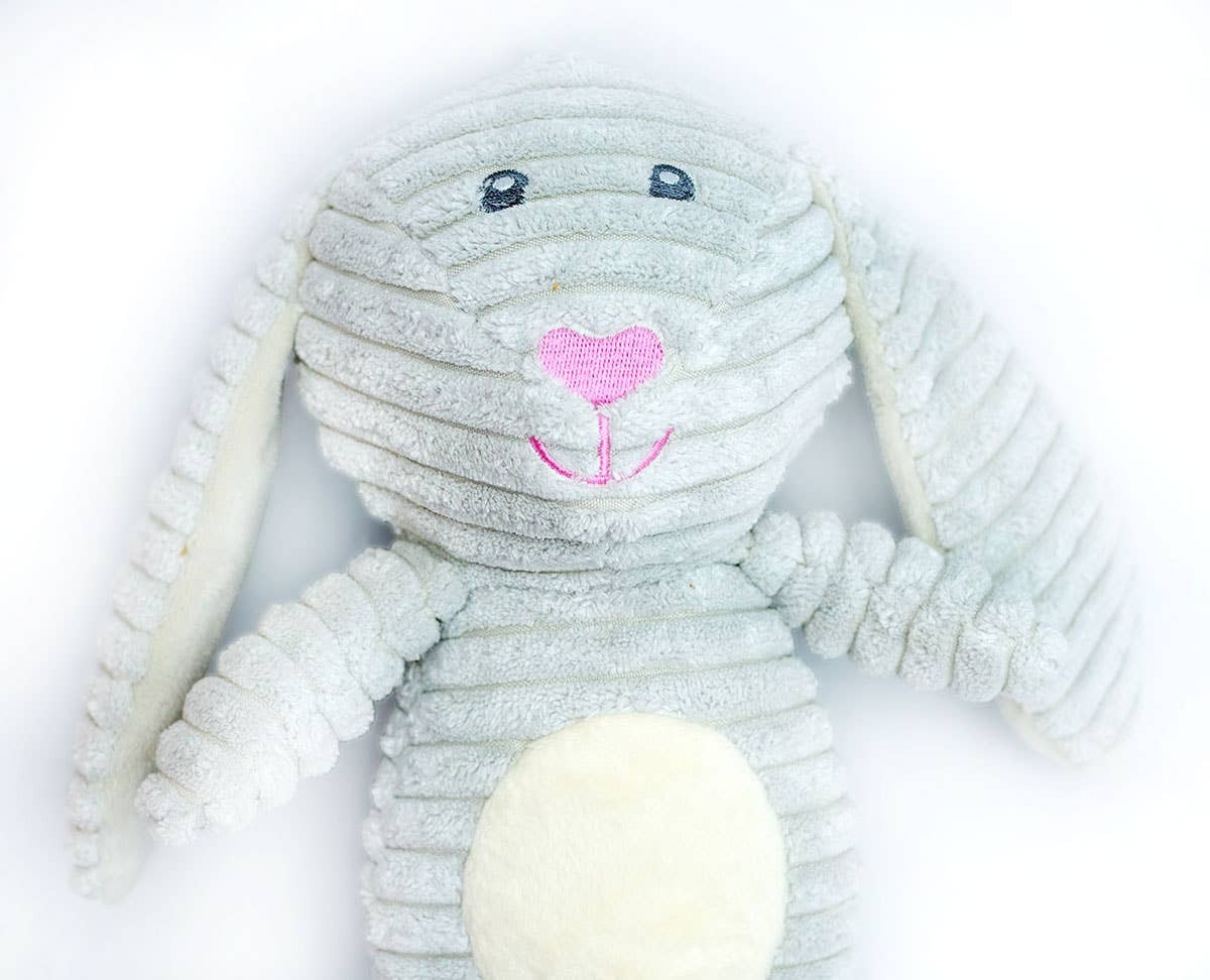 ThoozyPet Tuff & Cuddly Bunny Plush Dog Toy 12.5"