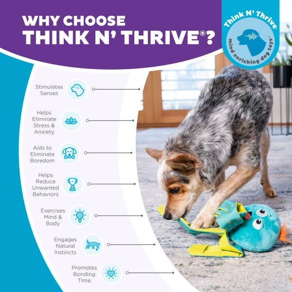 Nina Ottosson Silly Legz Octopus Interactive Dog Puzzle Toy