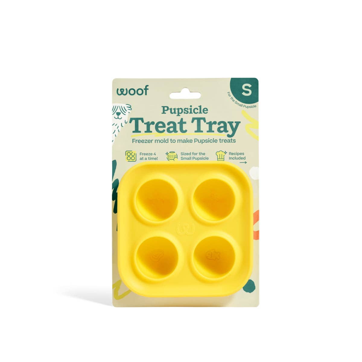 WOOF Pupsicle Treat Tray