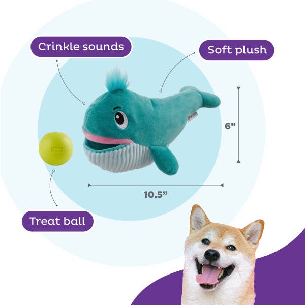 Nina Ottosson Big Mouthz Whale Interactive Dog Puzzle Toy