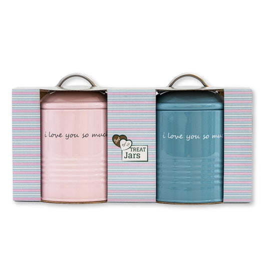 "I Love You So Much" Dog Treat Printed Canister Gift Set
