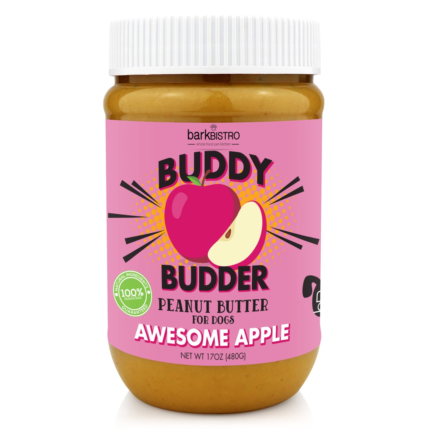 Buddy Budder Dog Peanut Butter – All-Natural, USA Made
