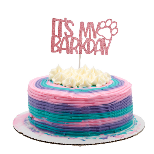 It's my Bark Day Cake Topper Print