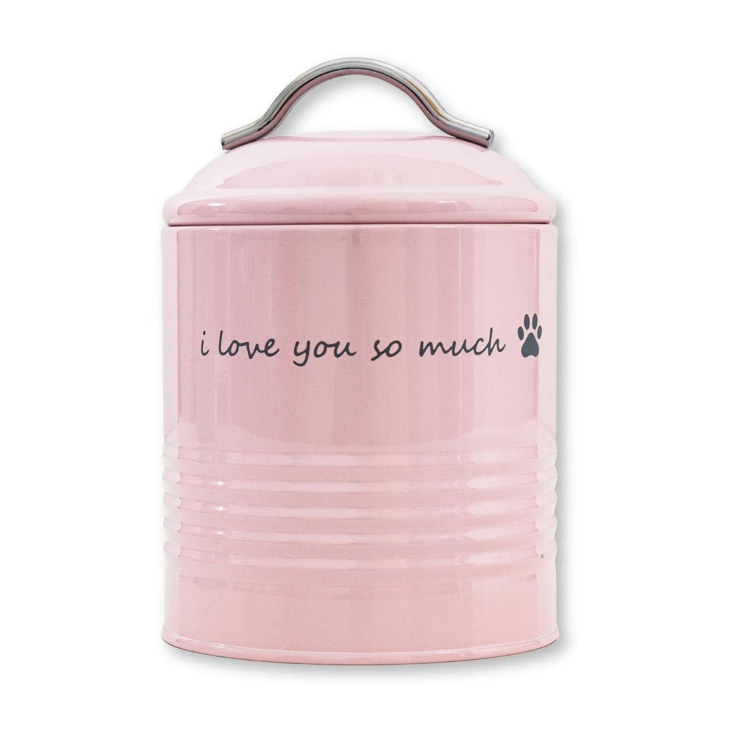 "I Love You So Much" Dog Treat Printed Canister Gift Set