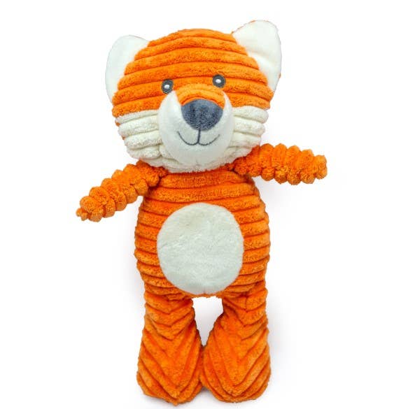 ThoozyPet Tuff & Cuddly Fox Plush Dog Toy 12.5"