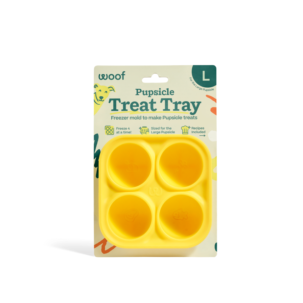 WOOF Pupsicle Treat Tray