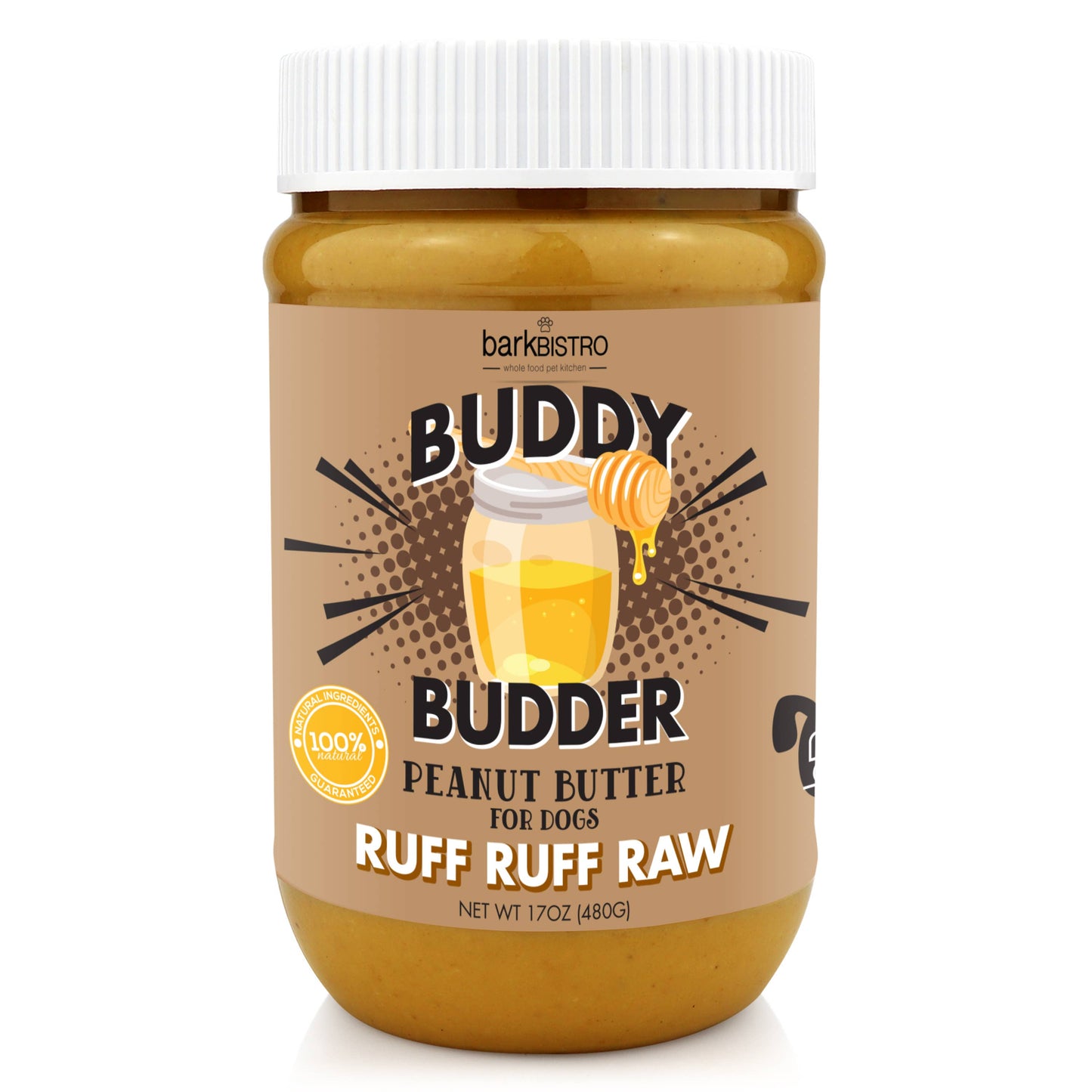 Buddy Budder Dog Peanut Butter – All-Natural, USA Made