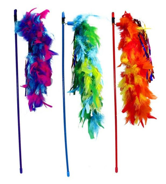 Multipet Feather Cat Danglers 20"