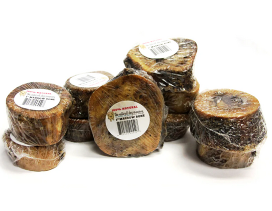 Beef Marrow Bone – 1–2” Natural Chew
