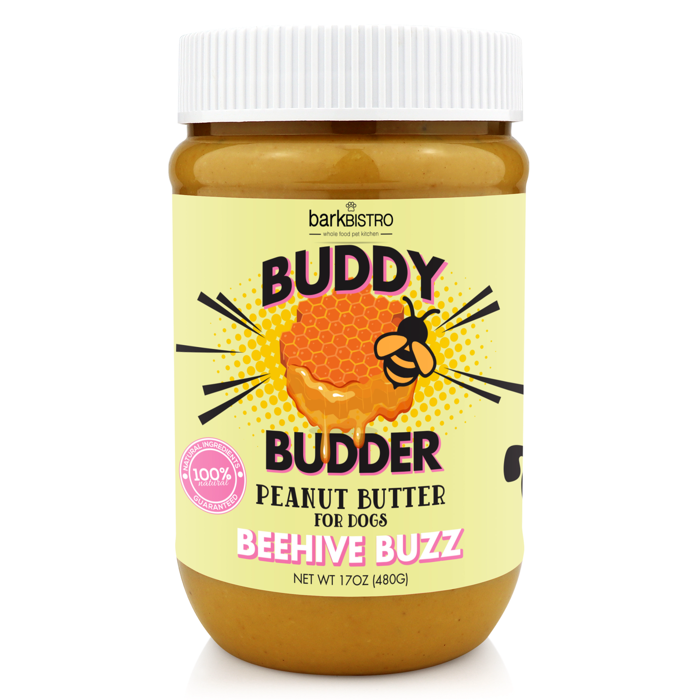 Buddy Budder Dog Peanut Butter – All-Natural, USA Made