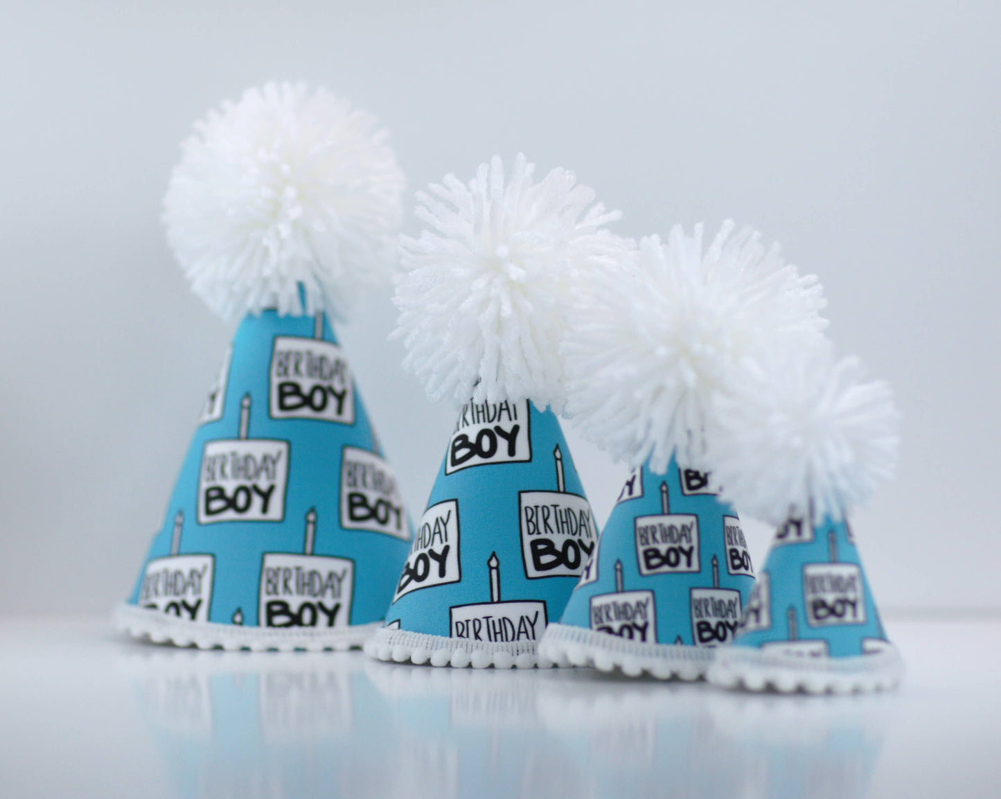 Birthday Boy Black Ink Party Hat