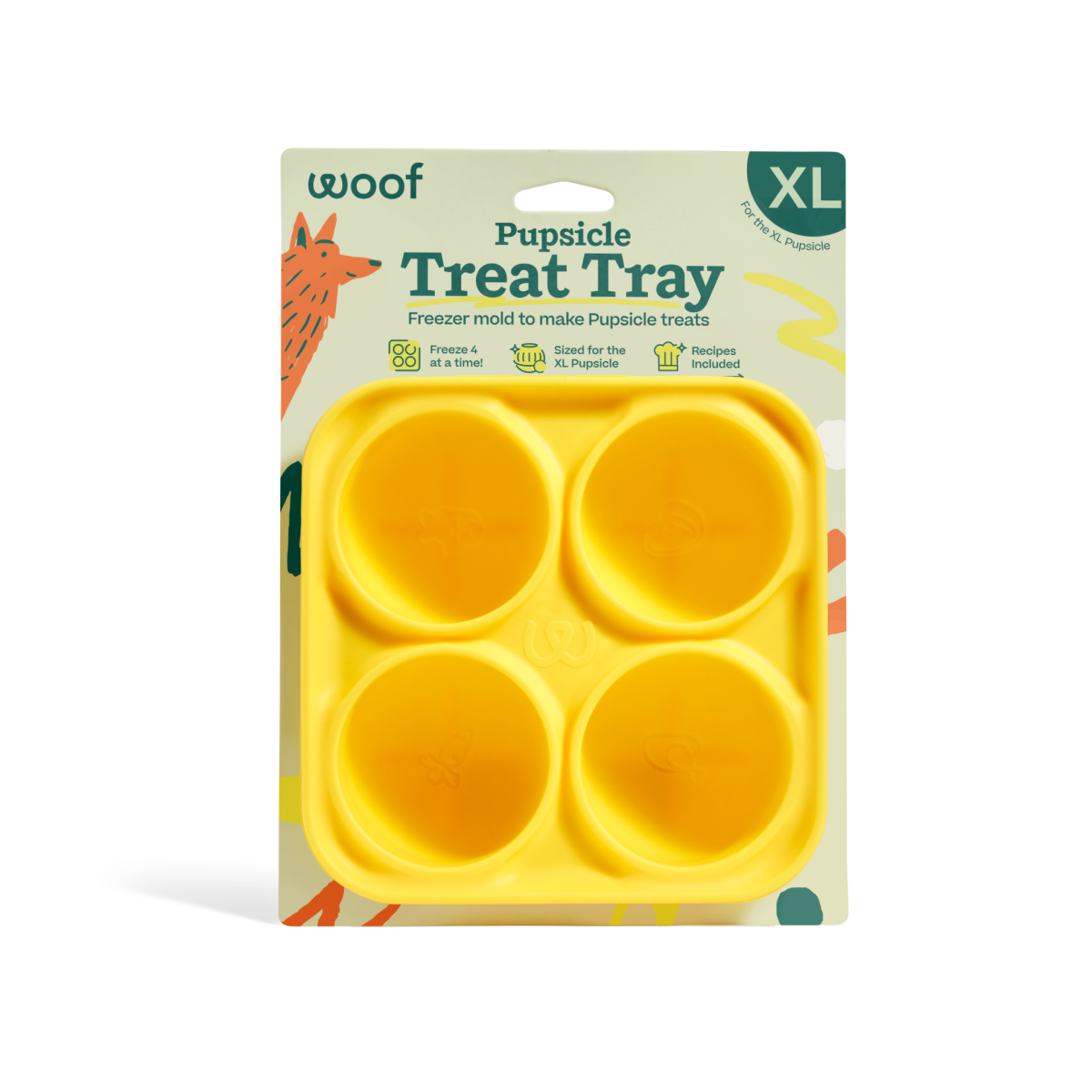 WOOF Pupsicle Treat Tray
