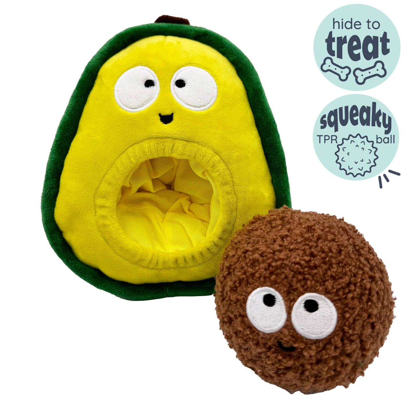 Pop 'n Fetch Avocado Dog Toy