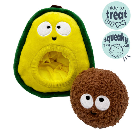 Pop 'n Fetch Avocado Dog Toy