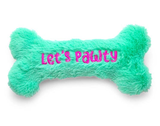 ThoozyPet Birthday Bone Small Plush Dog Toy 8"