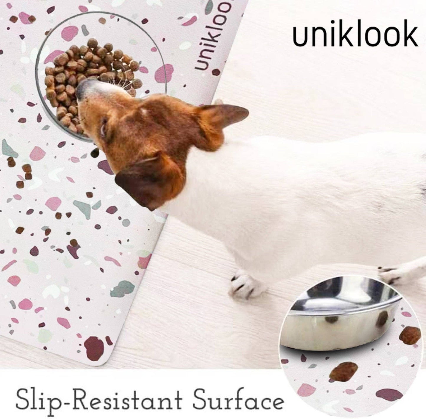 PET FOOD MAT | TERRAZZO PINK