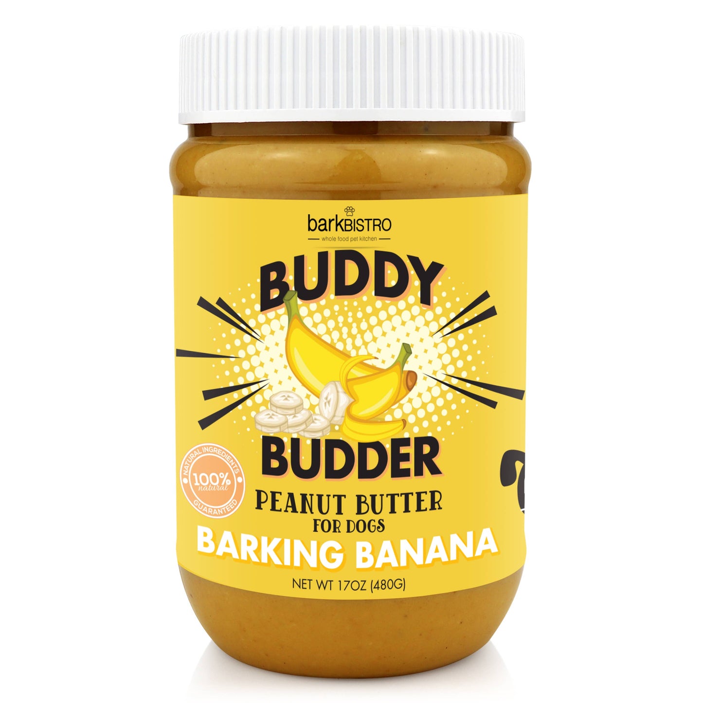 Buddy Budder Dog Peanut Butter – All-Natural, USA Made