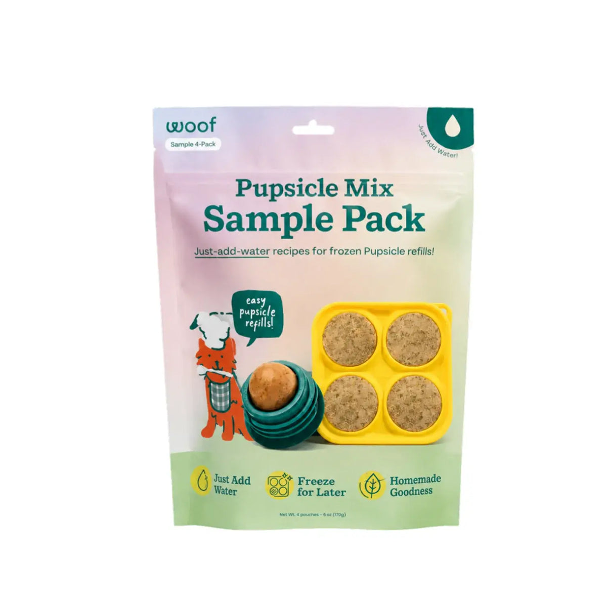 WOOF Pupsicle Treat Mix Variety Pack