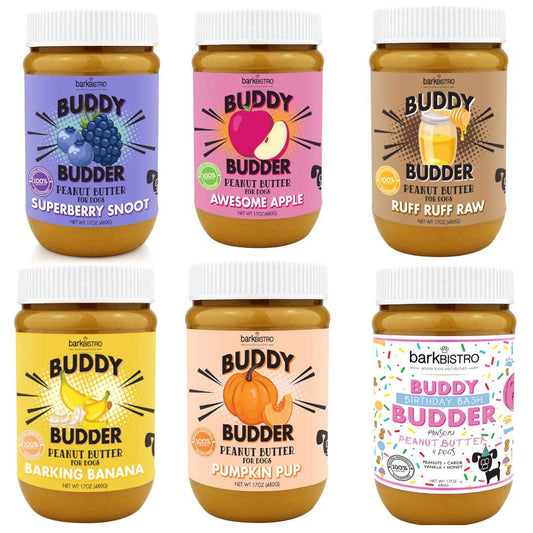Buddy Budder Dog Peanut Butter – All-Natural, USA Made