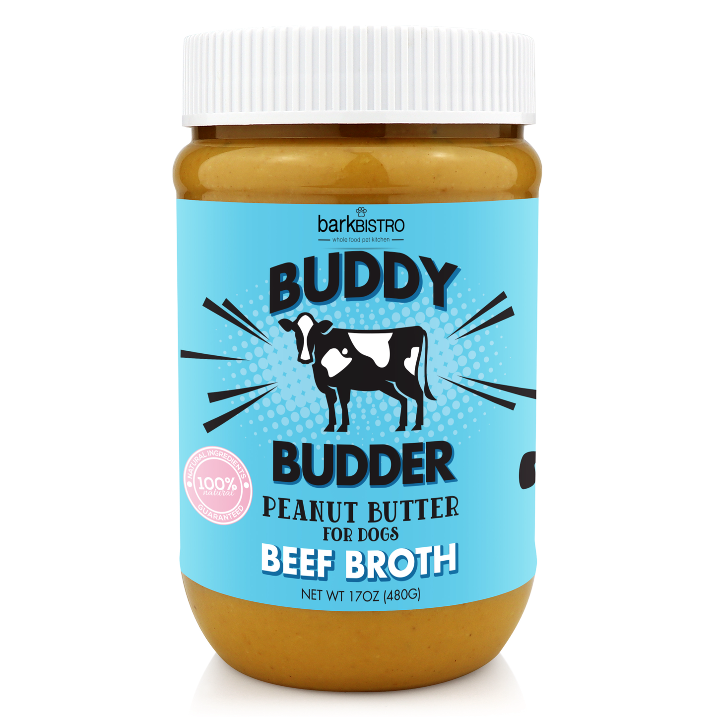 Buddy Budder Dog Peanut Butter – All-Natural, USA Made