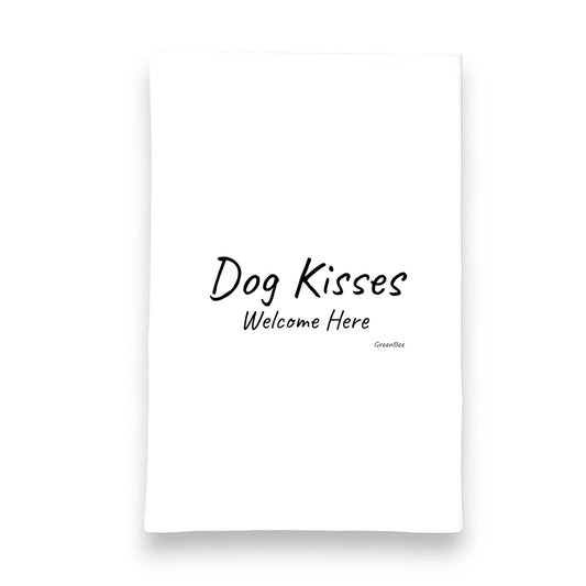 Dog Kisses Tea Towel