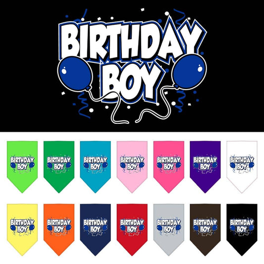 Birthday Girl Screen Print Dog Bandana