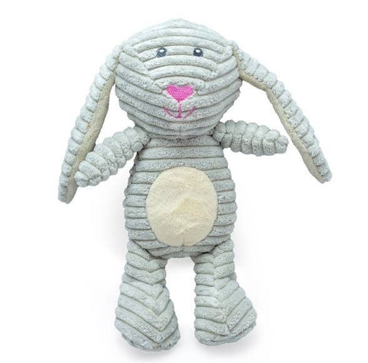 ThoozyPet Tuff & Cuddly Bunny Plush Dog Toy 12.5"