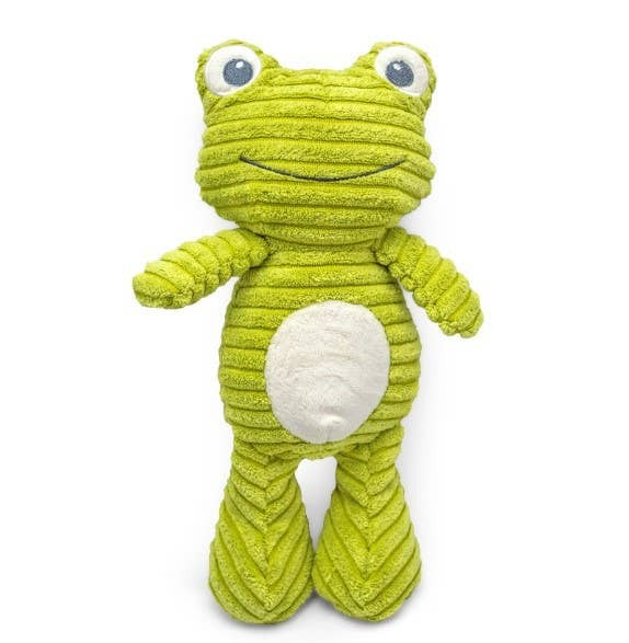 ThoozyPet Tuff & Cuddly Frog Plush Dog Toy 12.5"