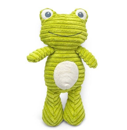 ThoozyPet Tuff & Cuddly Frog Plush Dog Toy 12.5"