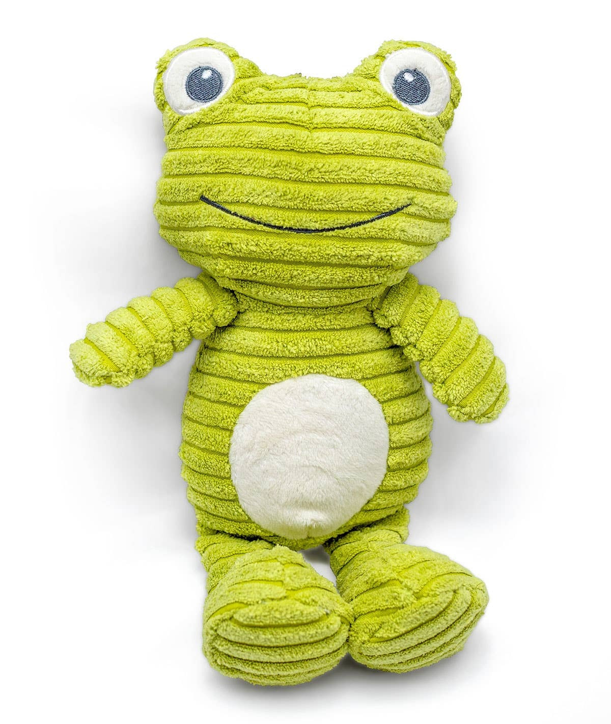 ThoozyPet Tuff & Cuddly Frog Plush Dog Toy 12.5"
