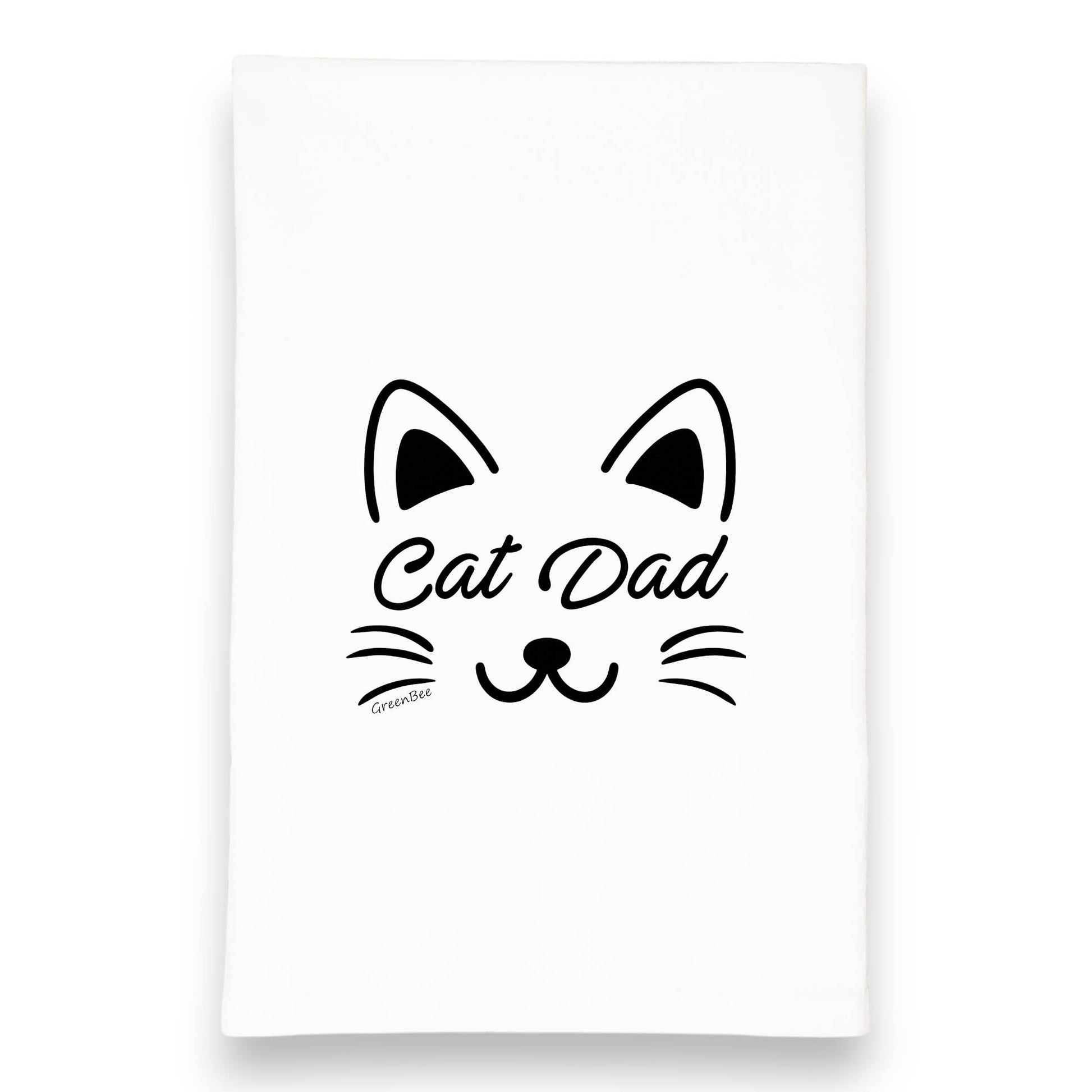 Cat Dad Dish Towel