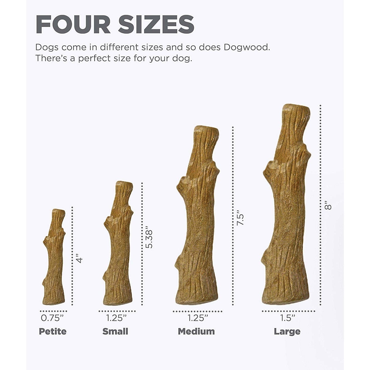 Petstages Dogwood Wood Alternative Dog Chew Toy Small