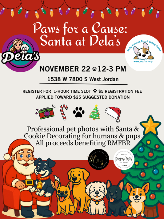 🎅 Santa Paws Photos & Cookie Decorating! 🐾 for a Great Cause!